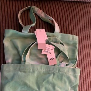 BP brand - Green Structured Mini Tote Bags- NWT-5.00 each. Both for 8.00!